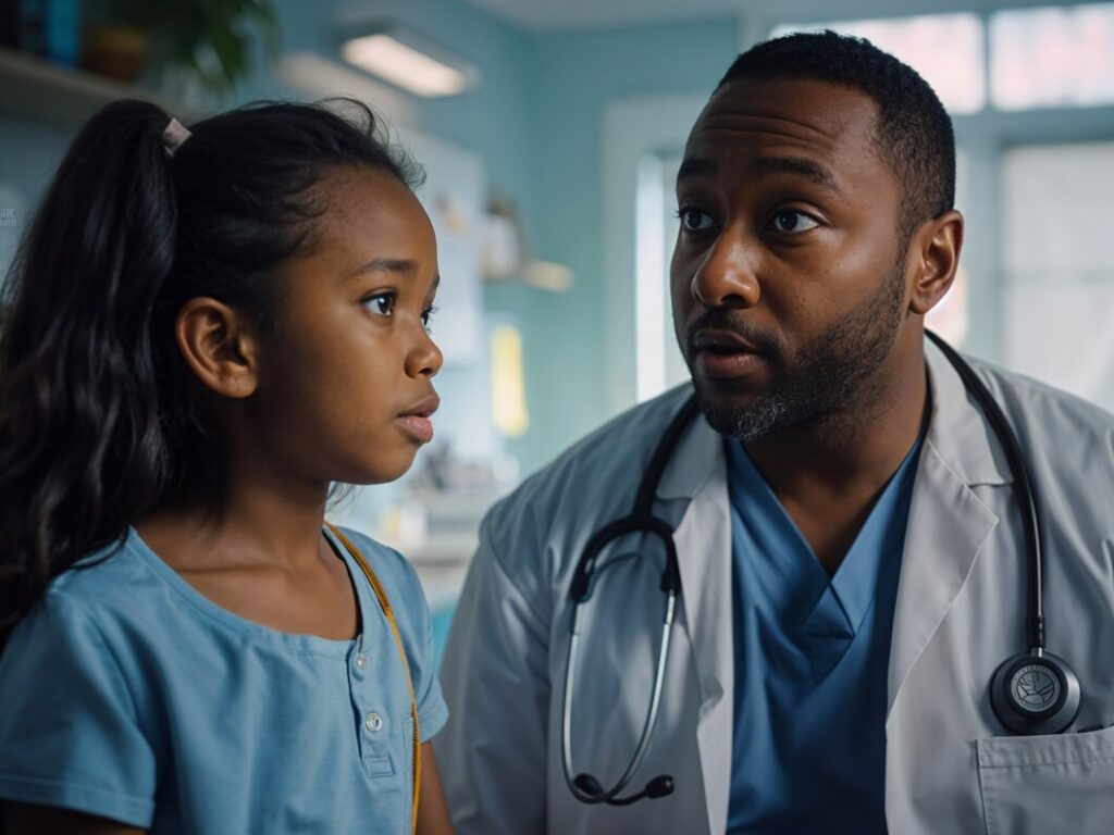 Pediatrician working in a clinical setting - Holistic Care Medicals